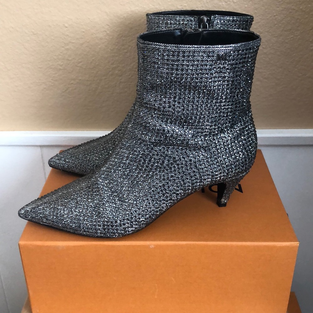 MK Rhinestone booties